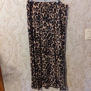 Lane Bryant Leopard Maxi Skirt